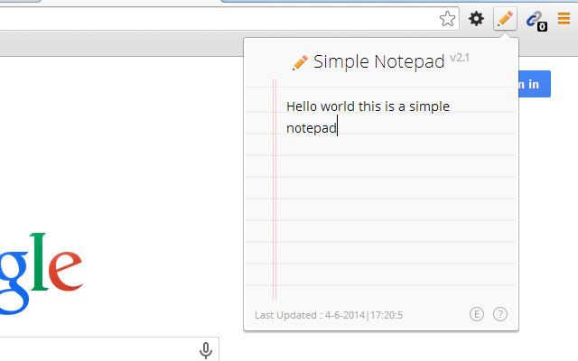 Simple Notepad - 截图 1