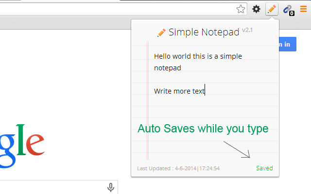 Simple Notepad - 截图 2