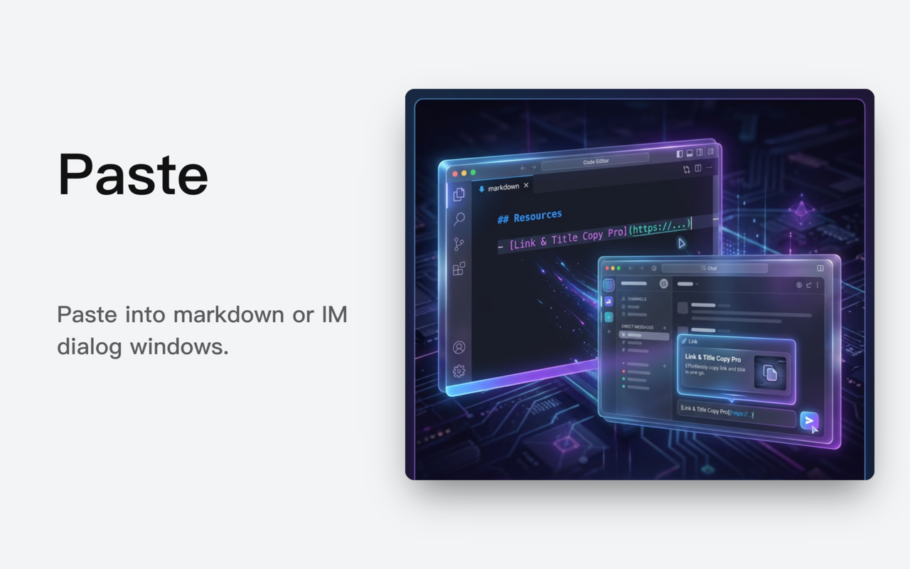 网页标题与链接复制 Pro: 支持 Markdown - 截图 2