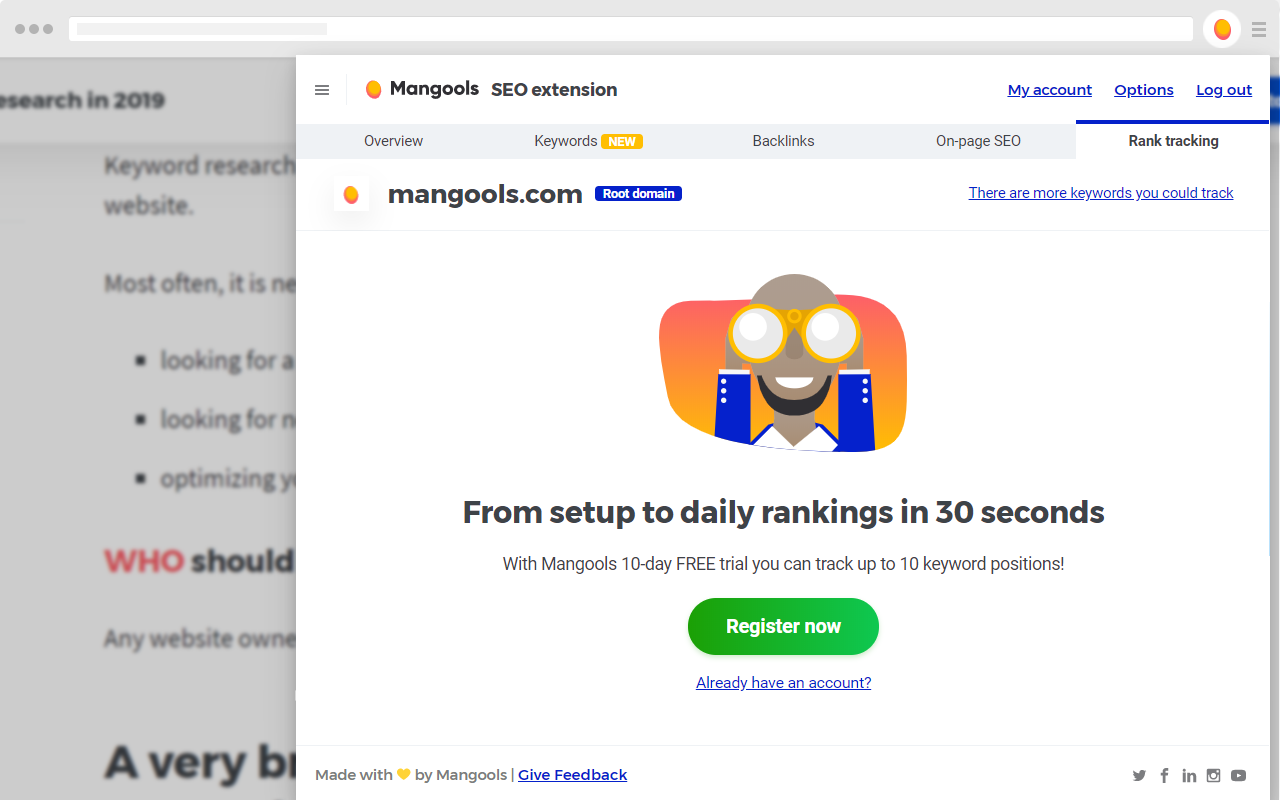 SEO Extension [Metrics, Backlinks, On-Page] - 截图 5