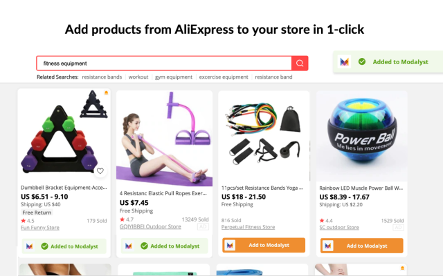 Modalyst - AliExpress Dropshipping Partner - 截图 1