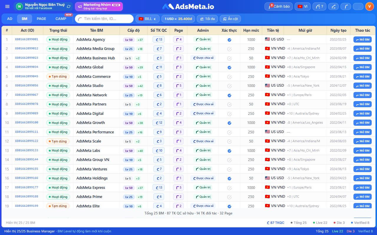 AdsMeta — Facebook Ads Manager - 截图 3