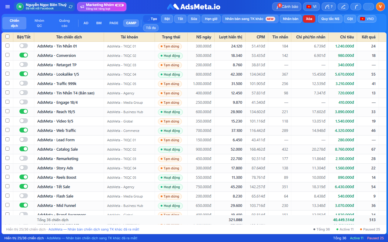 AdsMeta — Facebook Ads Manager - 截图 5