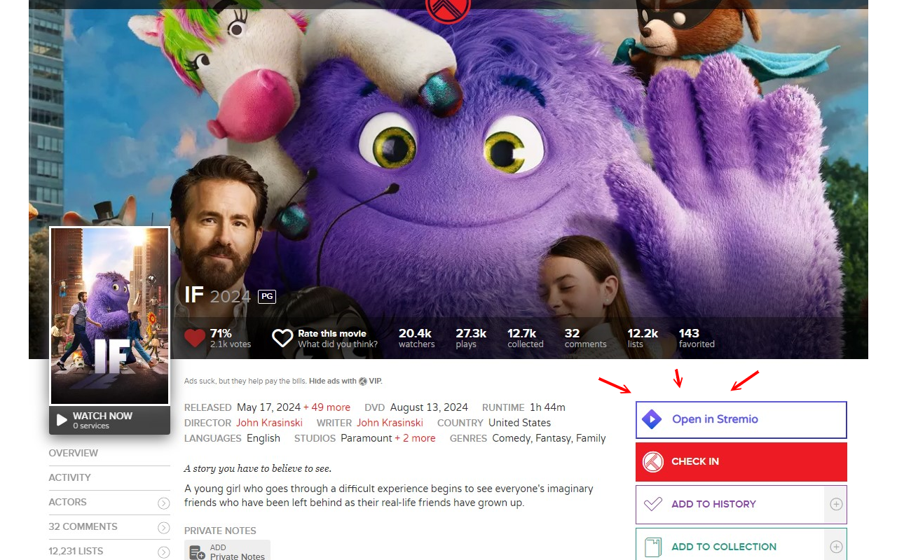 IMDB / Trakt Open in Stremio - 截图 2