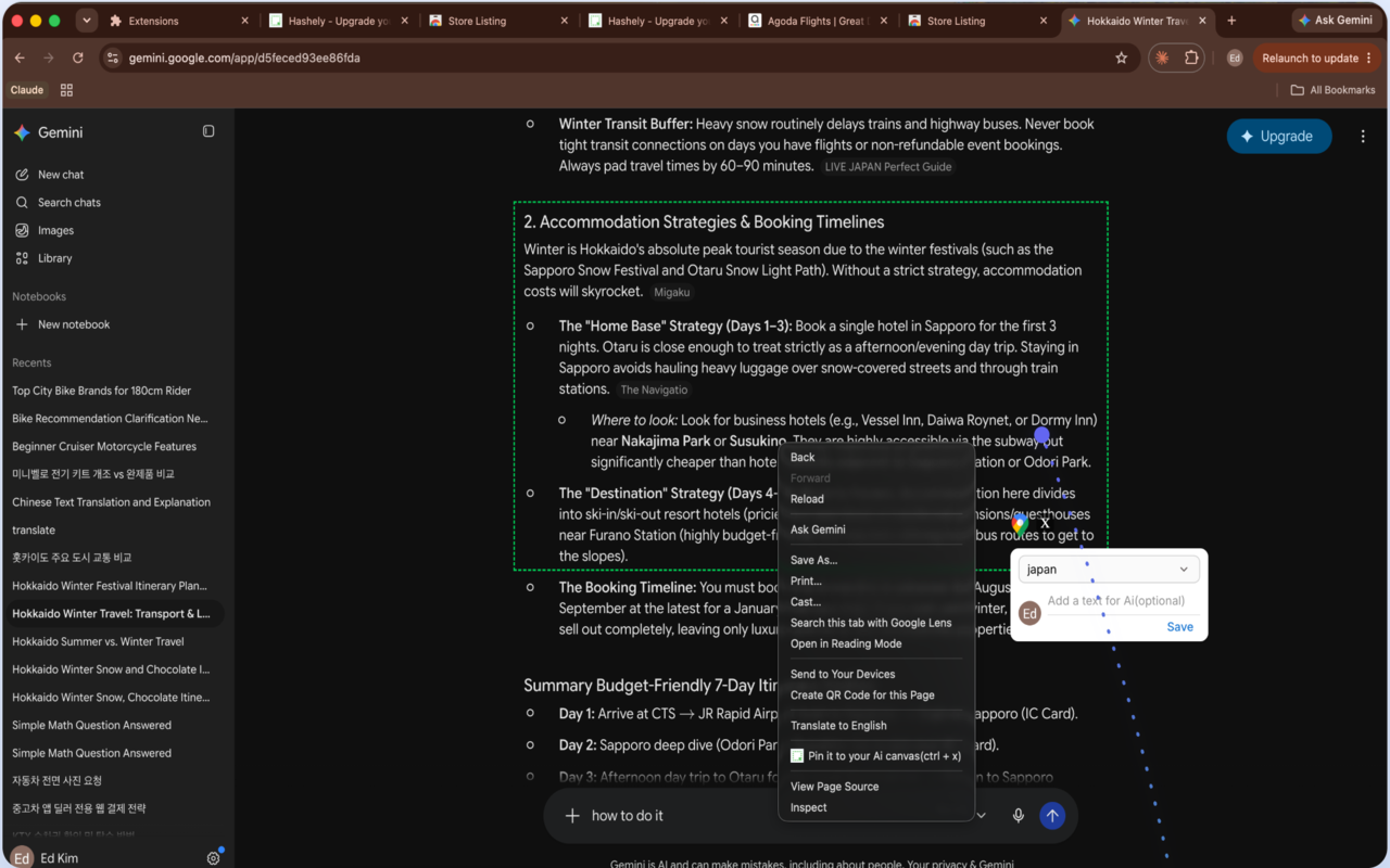 Hashely Chrome - 截图 1