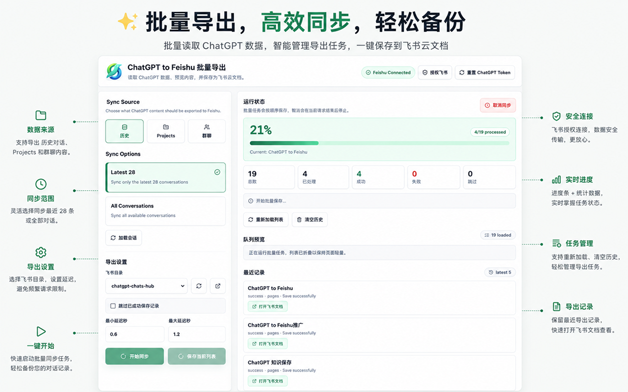 保存 ChatGPT 到飞书 - 截图 4