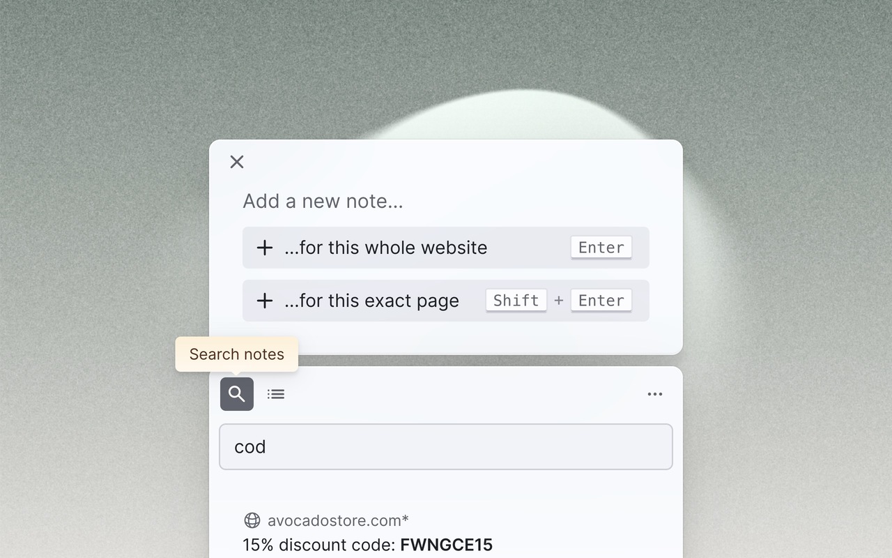 Floating Web Notes - 截图 6