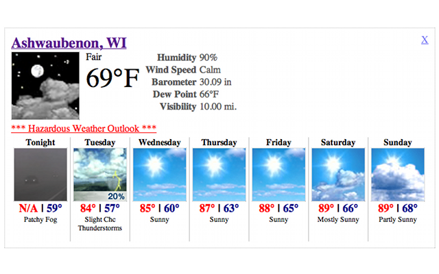 NOAA NWS Weather Forecast - 截图 2