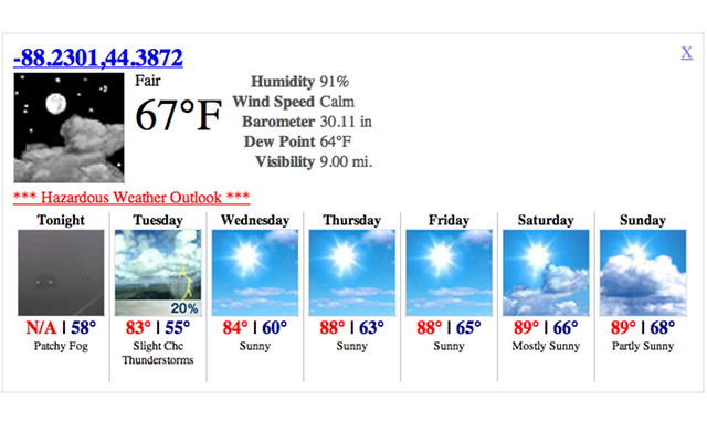 NOAA NWS Weather Forecast - 截图 4