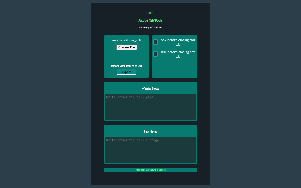 Active Tab Tools - 截图 2