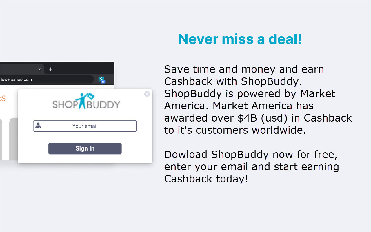 ShopBuddy USA: Cash Back Shopping & Coupons - 截图 1