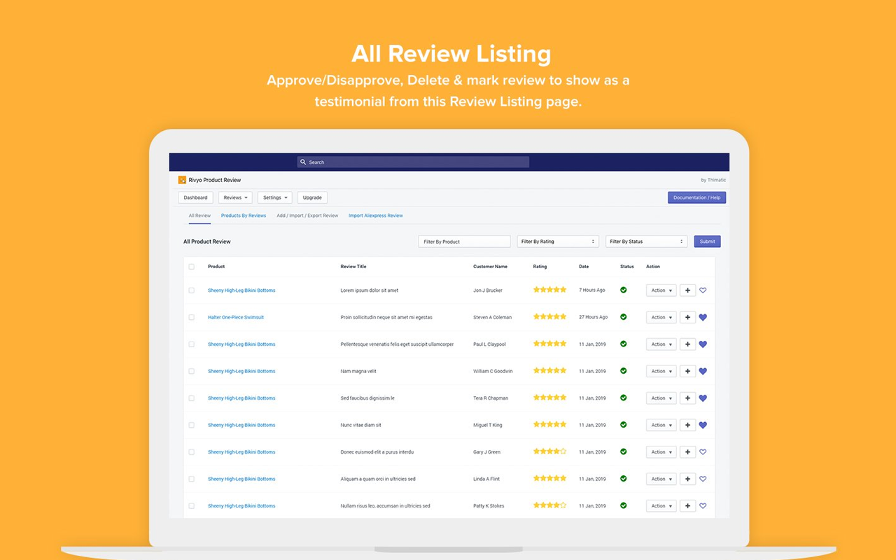 Rivyo-Shopify App Review Importer - 截图 1