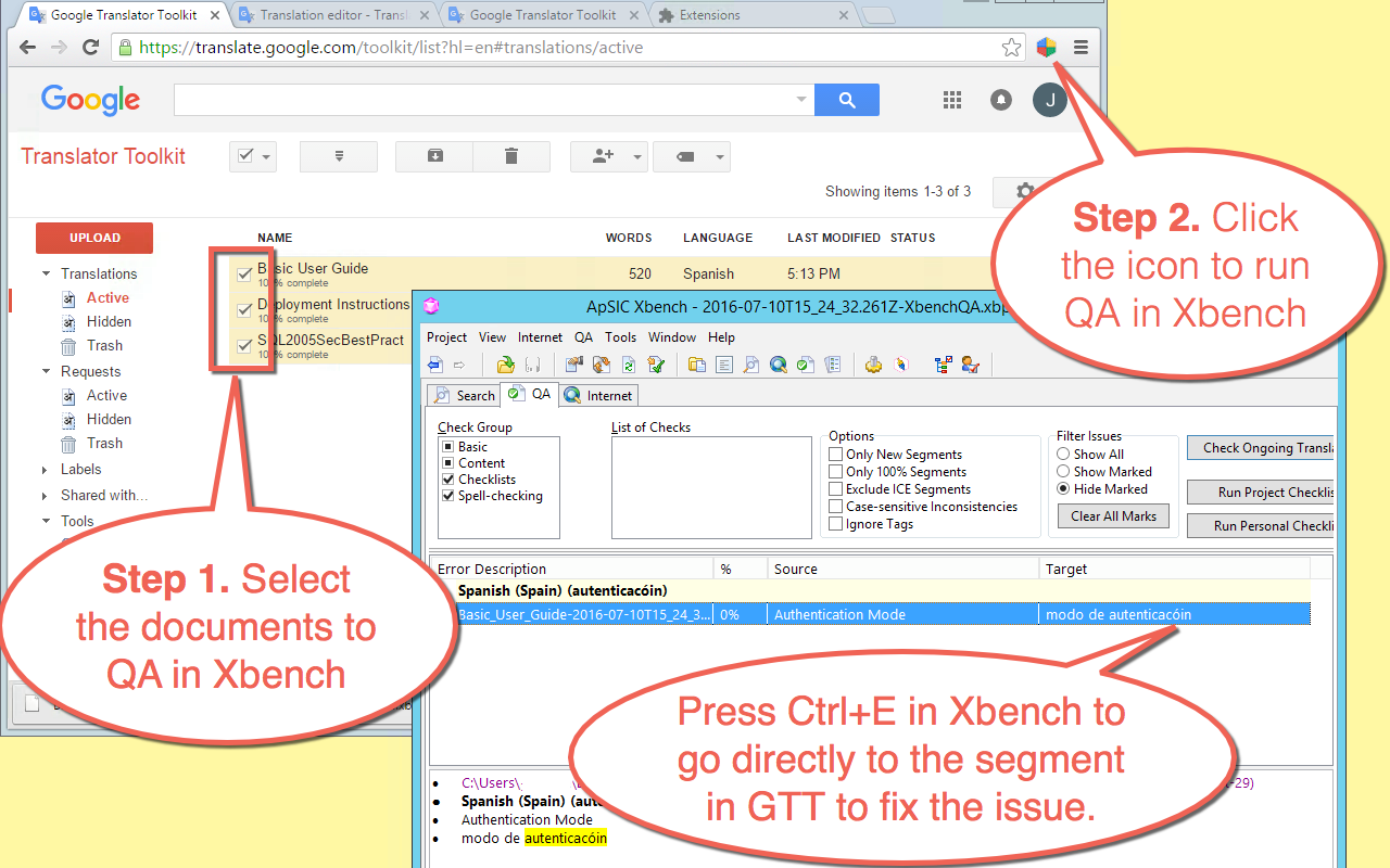 ApSIC Xbench Extension for Polyglot - 截图 1
