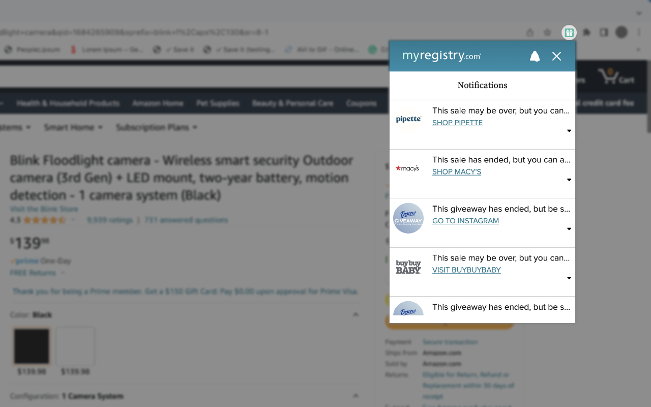 Add to MyRegistry.com Button - 截图 4