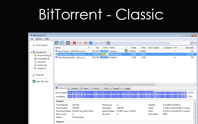 BitTorrent For Chrome - Classic - 截图 2