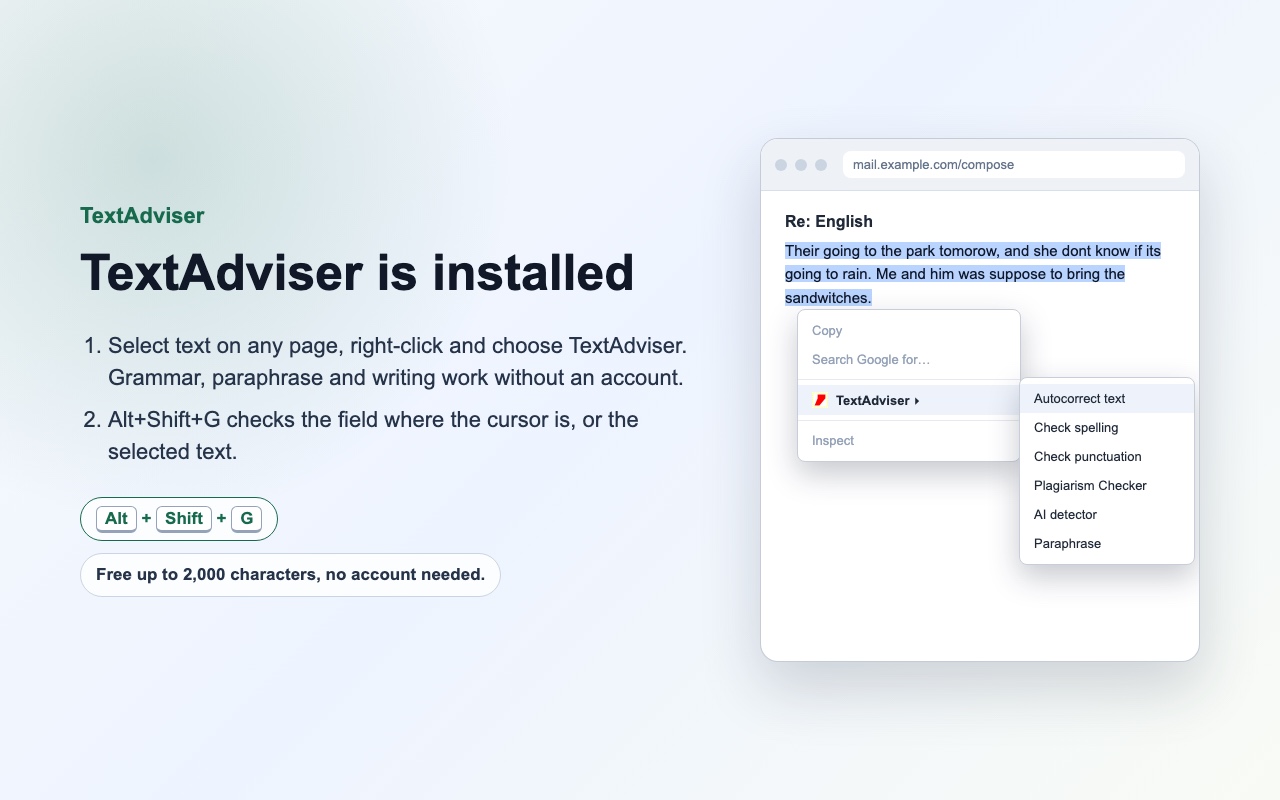 AI Detector & Grammar Checker - 截图 2