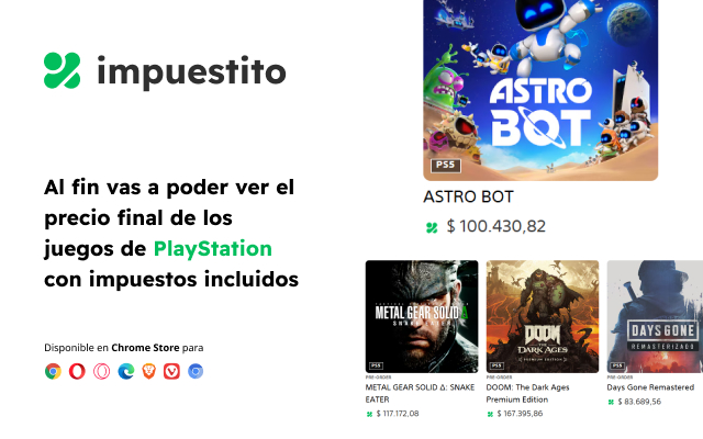 Impuestito: precio final juegos con impuestos - 截图 3