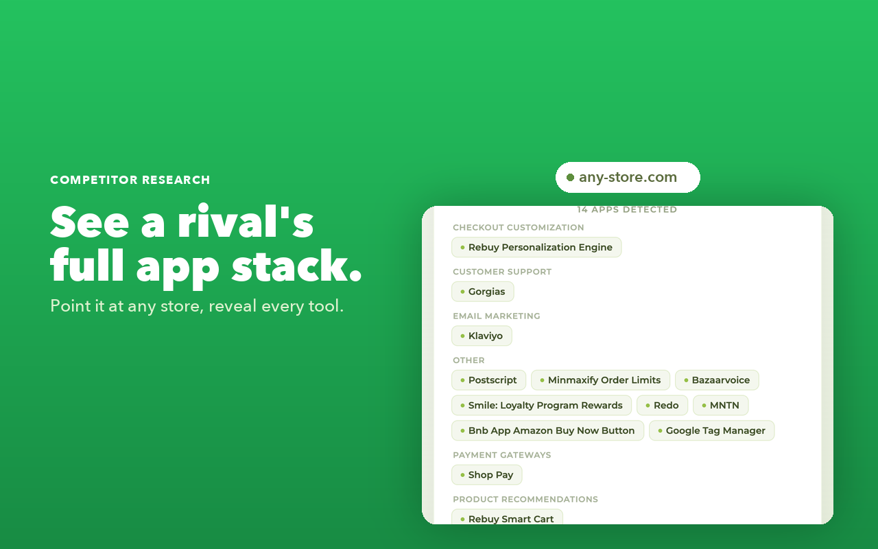 Shopify Theme Detector — Theme & App Finder - 截图 5