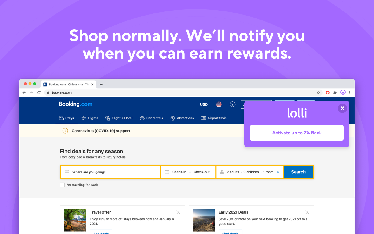 Lolli: Earn Bitcoin and Cash Back - 截图 2