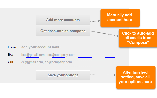 Auto BCC for Gmail™ - 截图 2