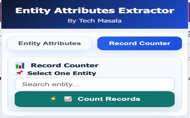 Dynamics CRM Entity Attributes Extractor - 截图 2