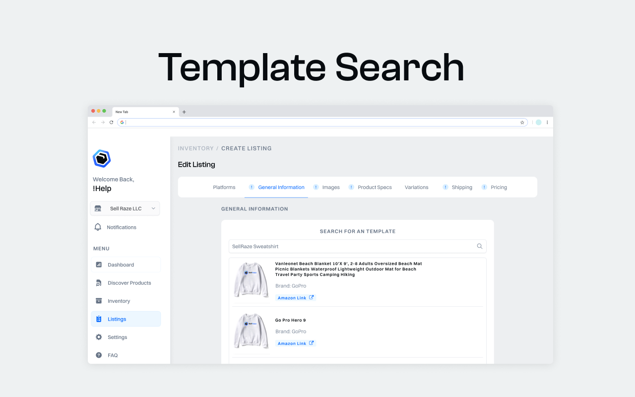 SellRaze Marketplace Crosslister - 截图 4