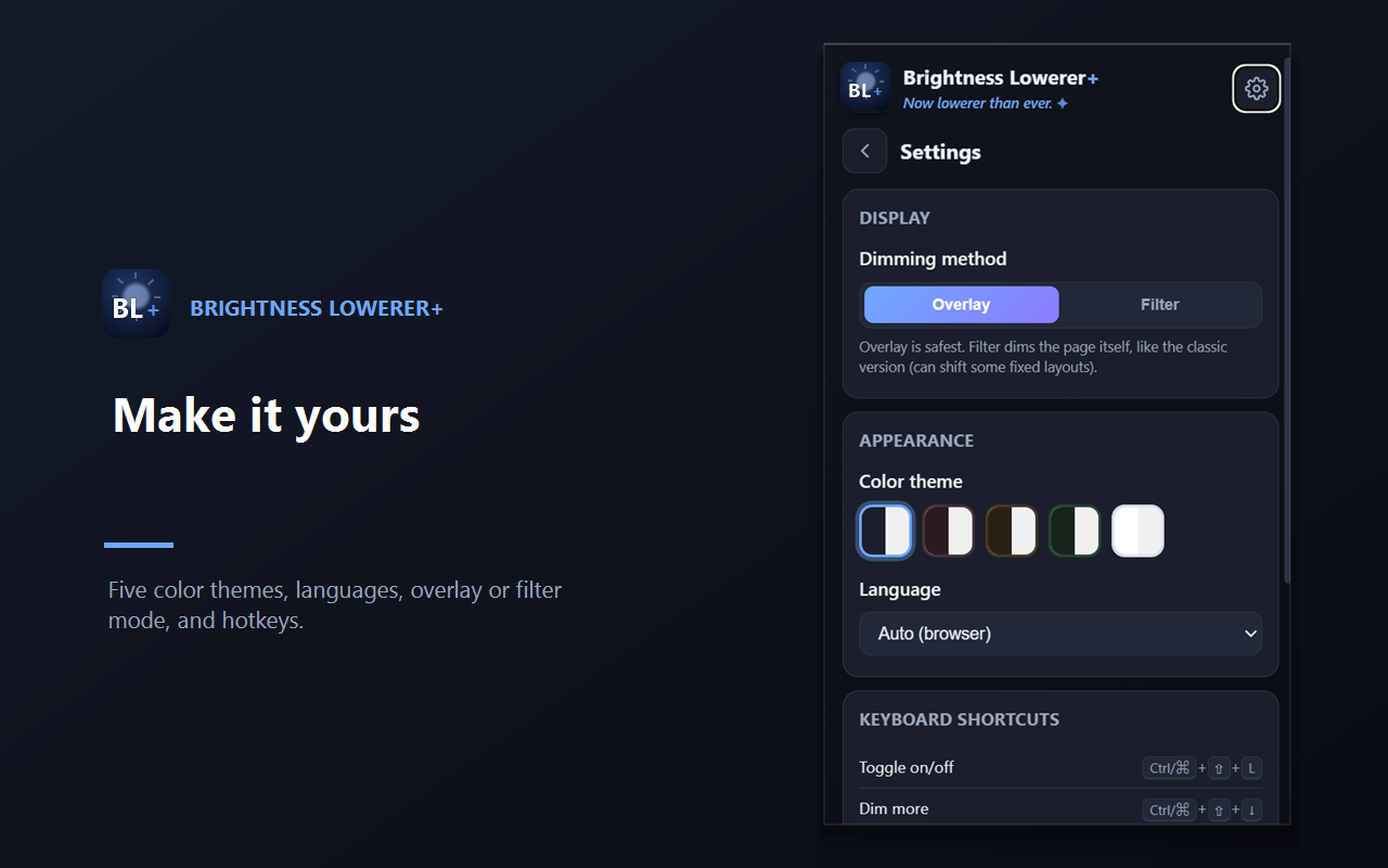 Brightness Lowerer Plus - 截图 3