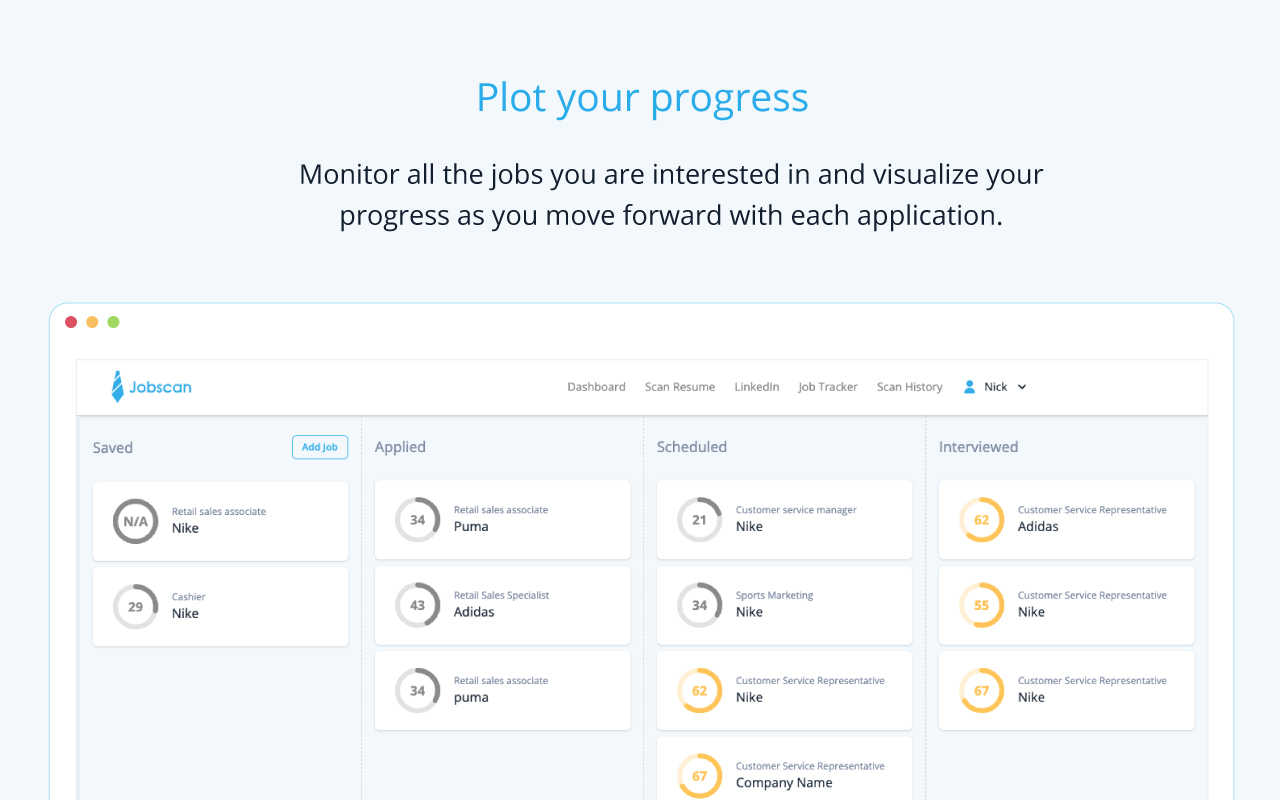 Jobscan: Job Search Tracker - 截图 2