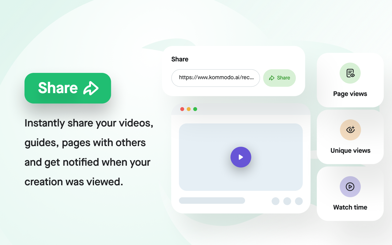 Kommodo: AI SOP & Step-by-Step Guide Maker + Screen Recorder - 截图 5