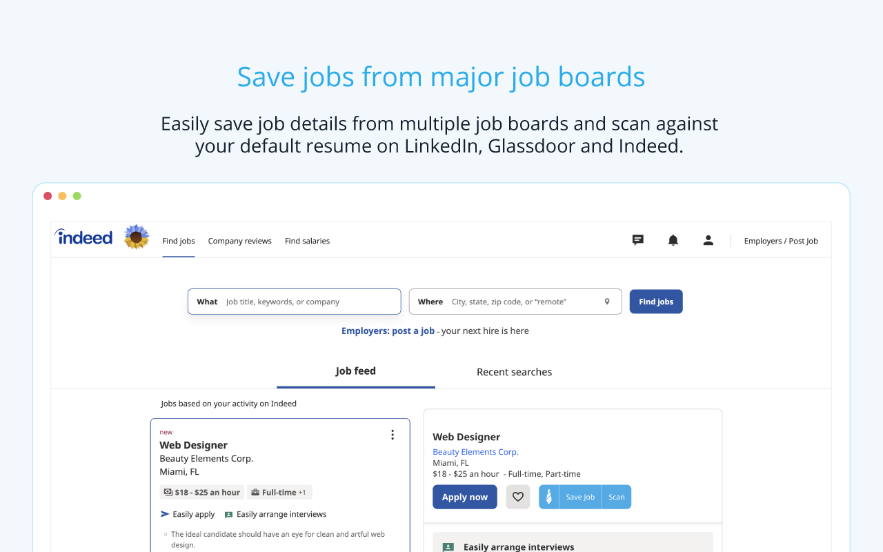 Jobscan: Job Search Tracker - 截图 3