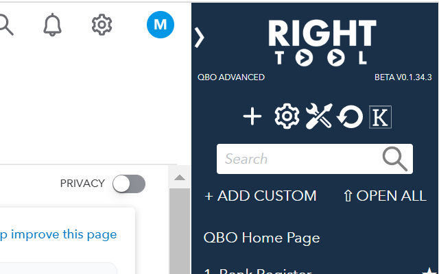 RightTool for QuickBooks Online - 截图 1