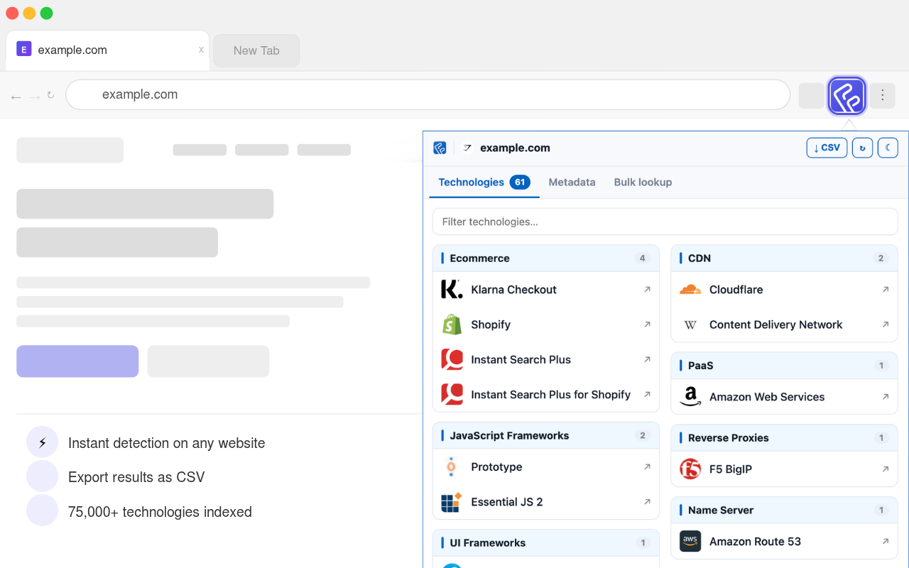 Ful.io - Technology Profiler and lookup - 截图 1