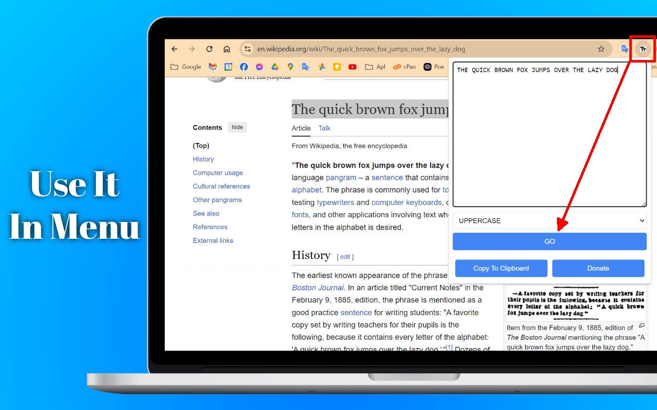 Right Click Text Format - 截图 1