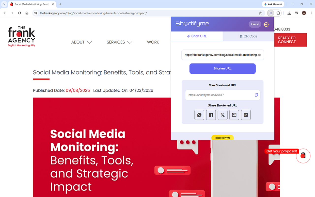 ShortifyMe | Short Links and QR Codes - 截图 2