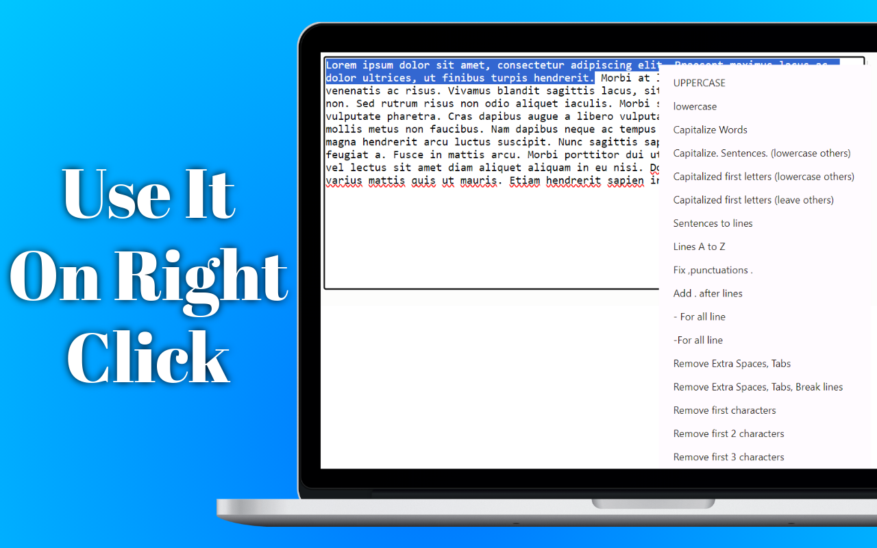 Right Click Text Format - 截图 2