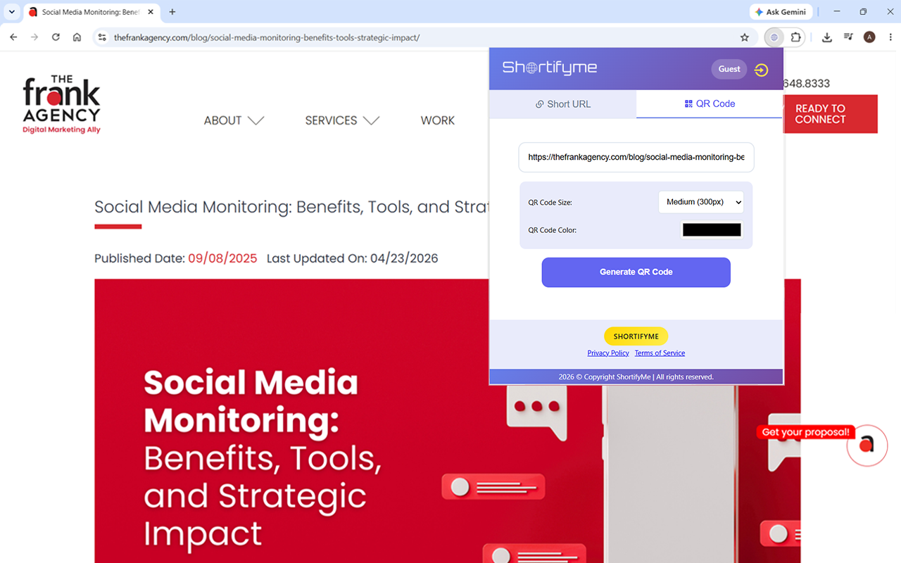 ShortifyMe | Short Links and QR Codes - 截图 3