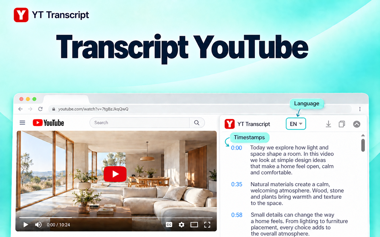 YT Transcript - 截图 1
