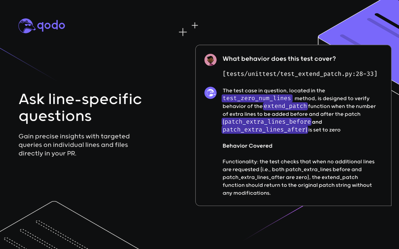 Qodo Merge: AI-Powered Code Reviews & Chat - 截图 2