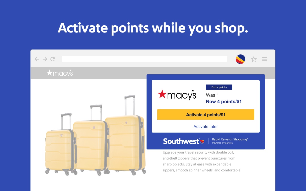 Southwest Airlines Rapid Rewards Shopping® - 截图 2
