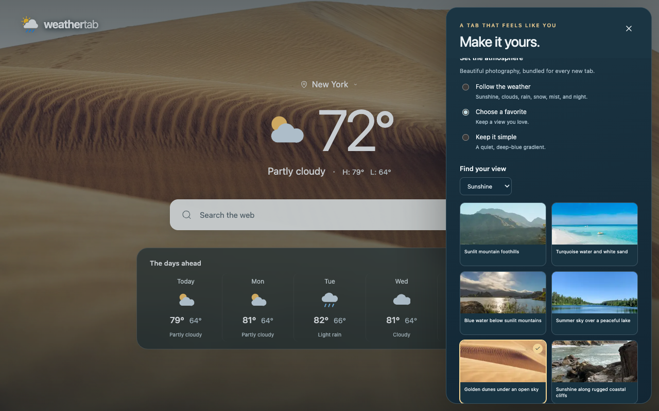 Weather Tab - 截图 5