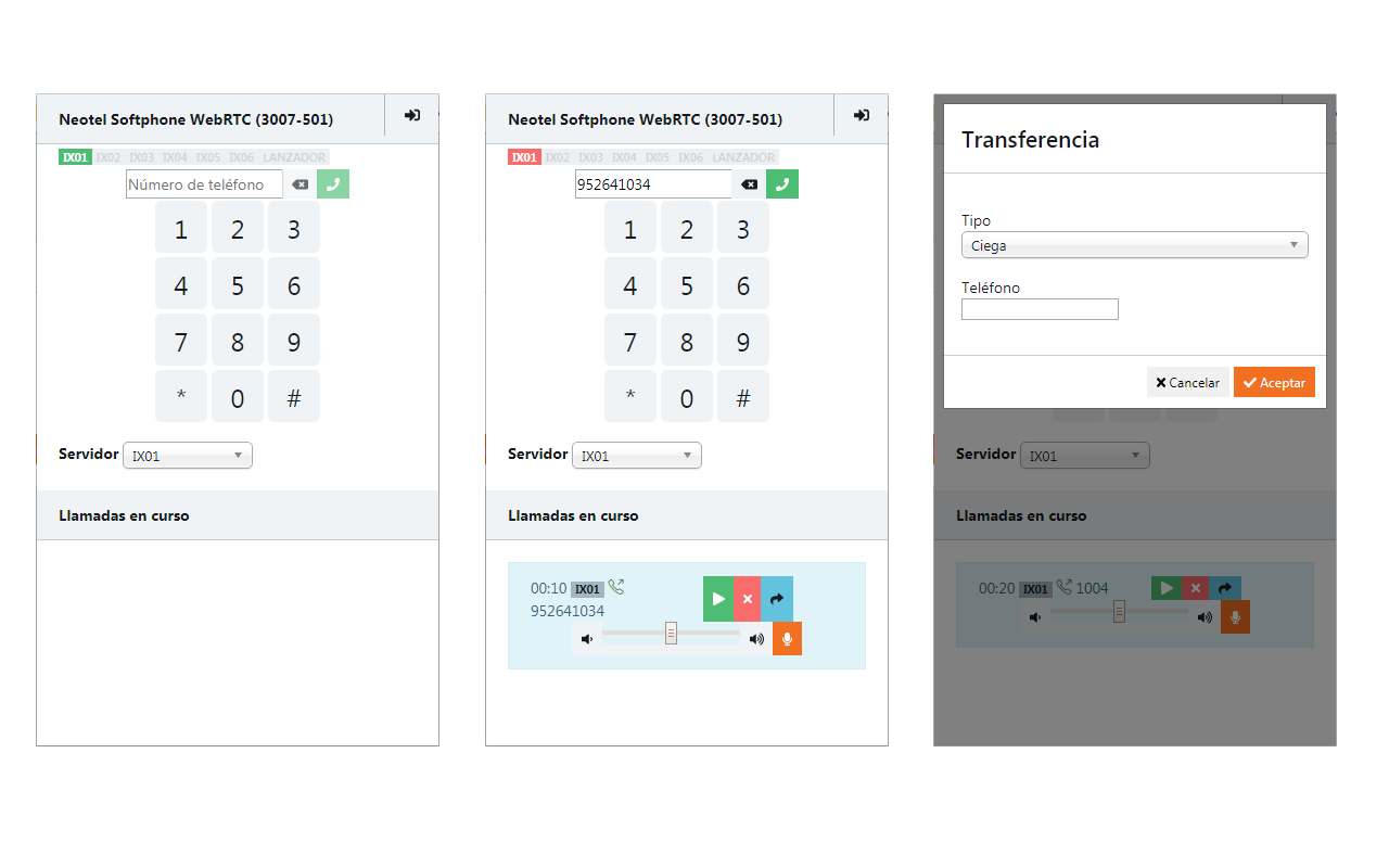Neotel Softphone WebRTC - 截图 1