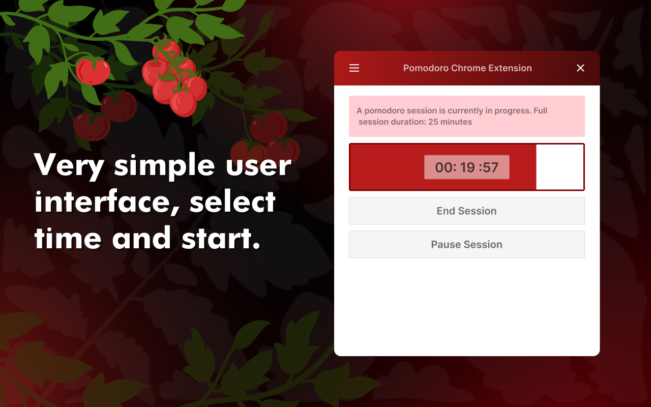 Pomodoro Chrome Extension - 截图 2