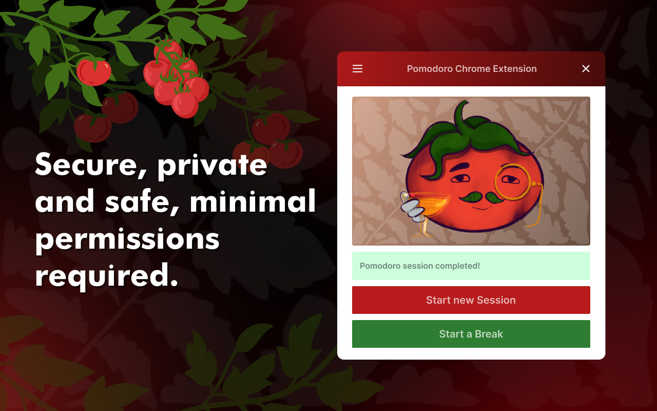 Pomodoro Chrome Extension - 截图 3