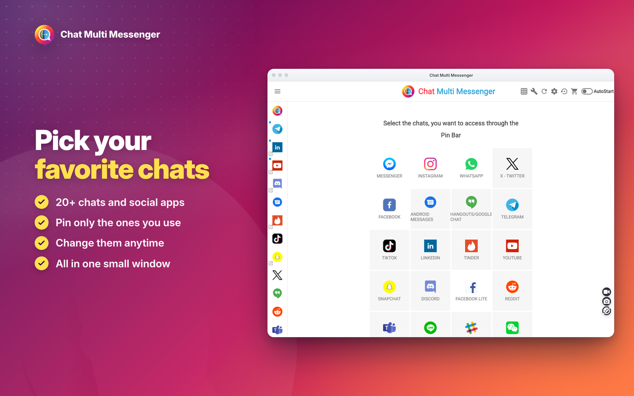 Chat Multi Messenger - 截图 2