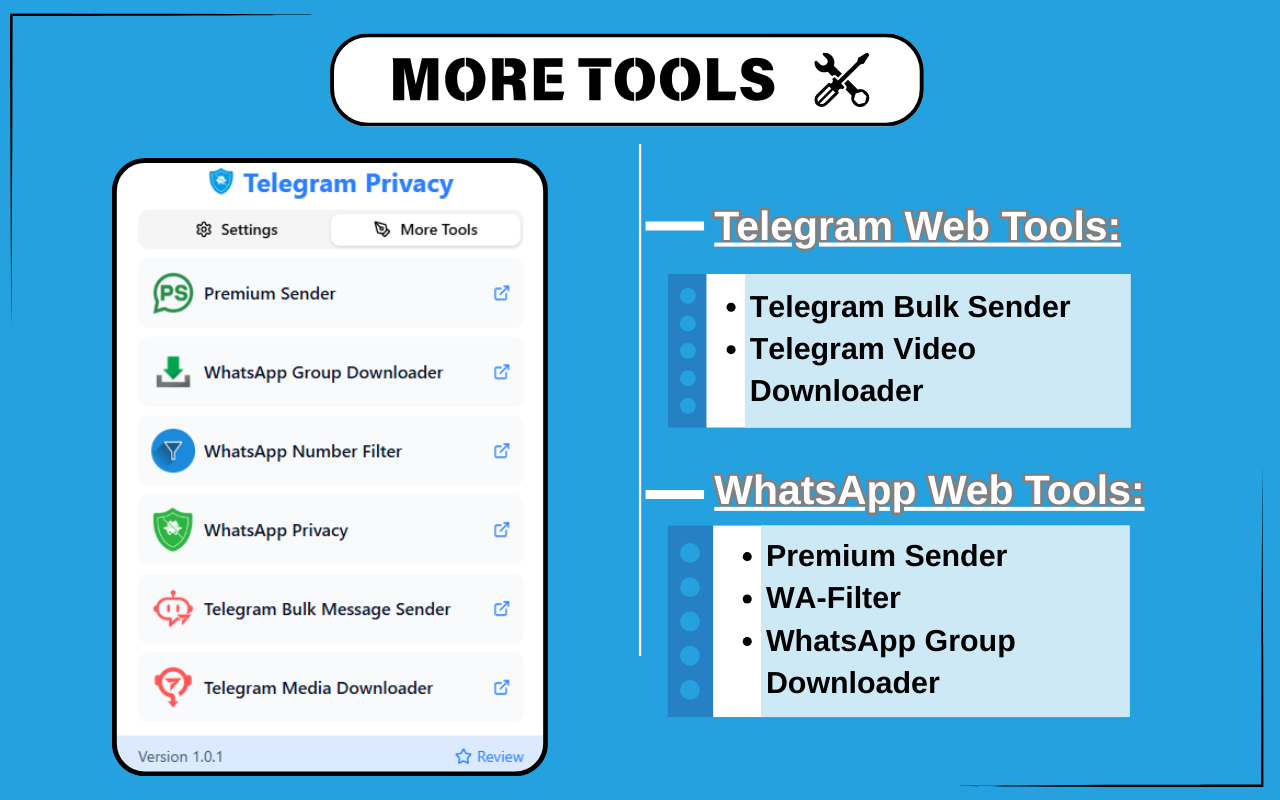 Telegram网页版隐私扩展 - 截图 4