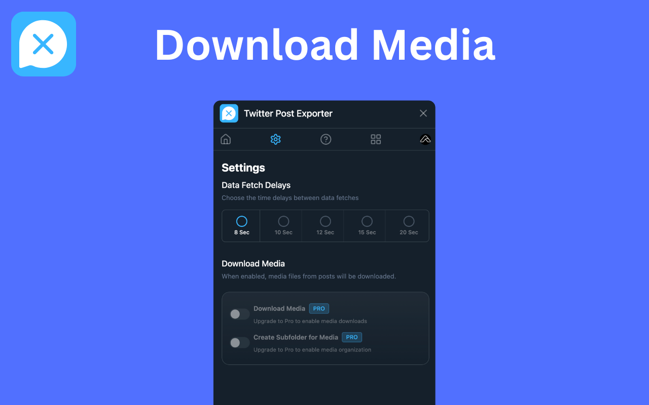 Twitter Post Exporter - Download Twitter / X Posts - 截图 4