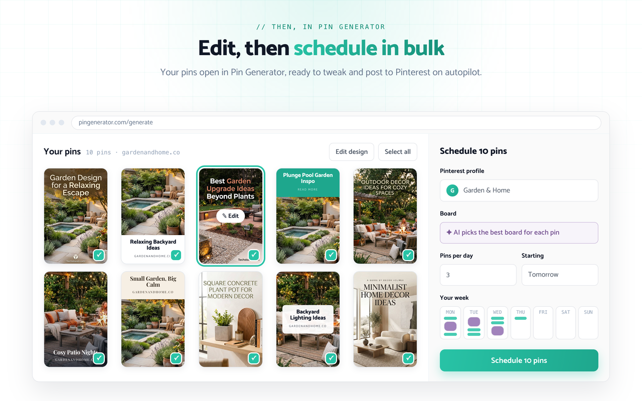 Pinterest Pin Generator - 截图 5