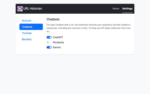 URL Historian - 截图 4