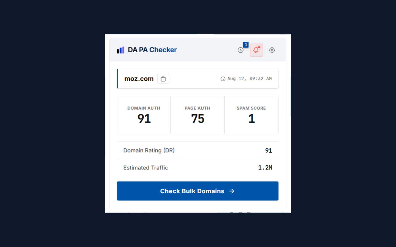 DA PA Checker - 截图 1