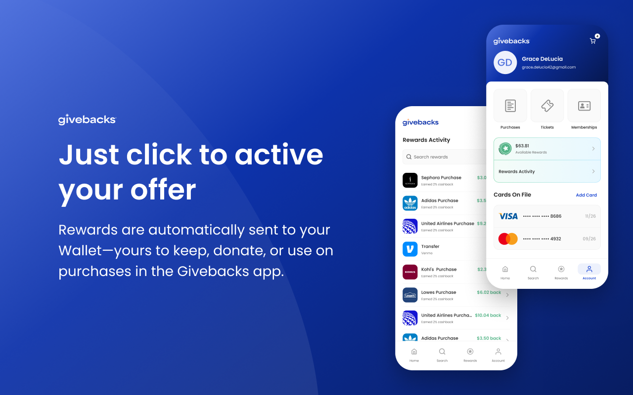 Givebacks Rewards - 截图 2